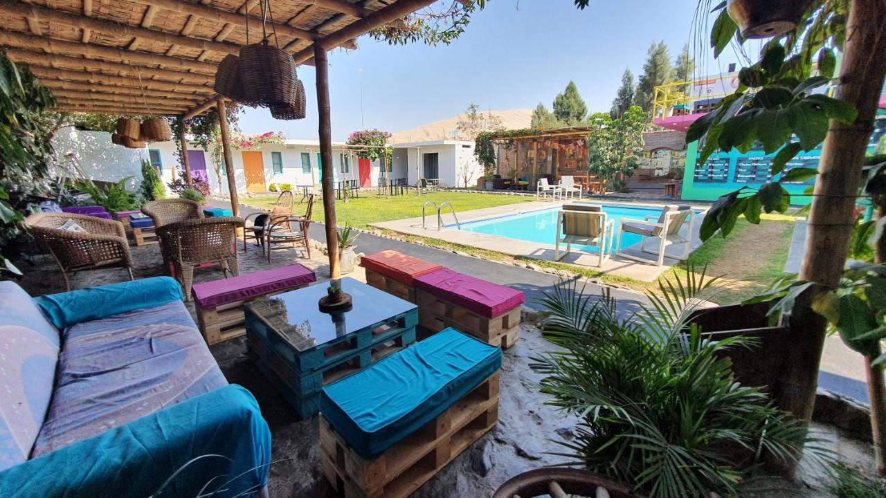 The Upcycled Hostel Huacachina Ика Экстерьер фото