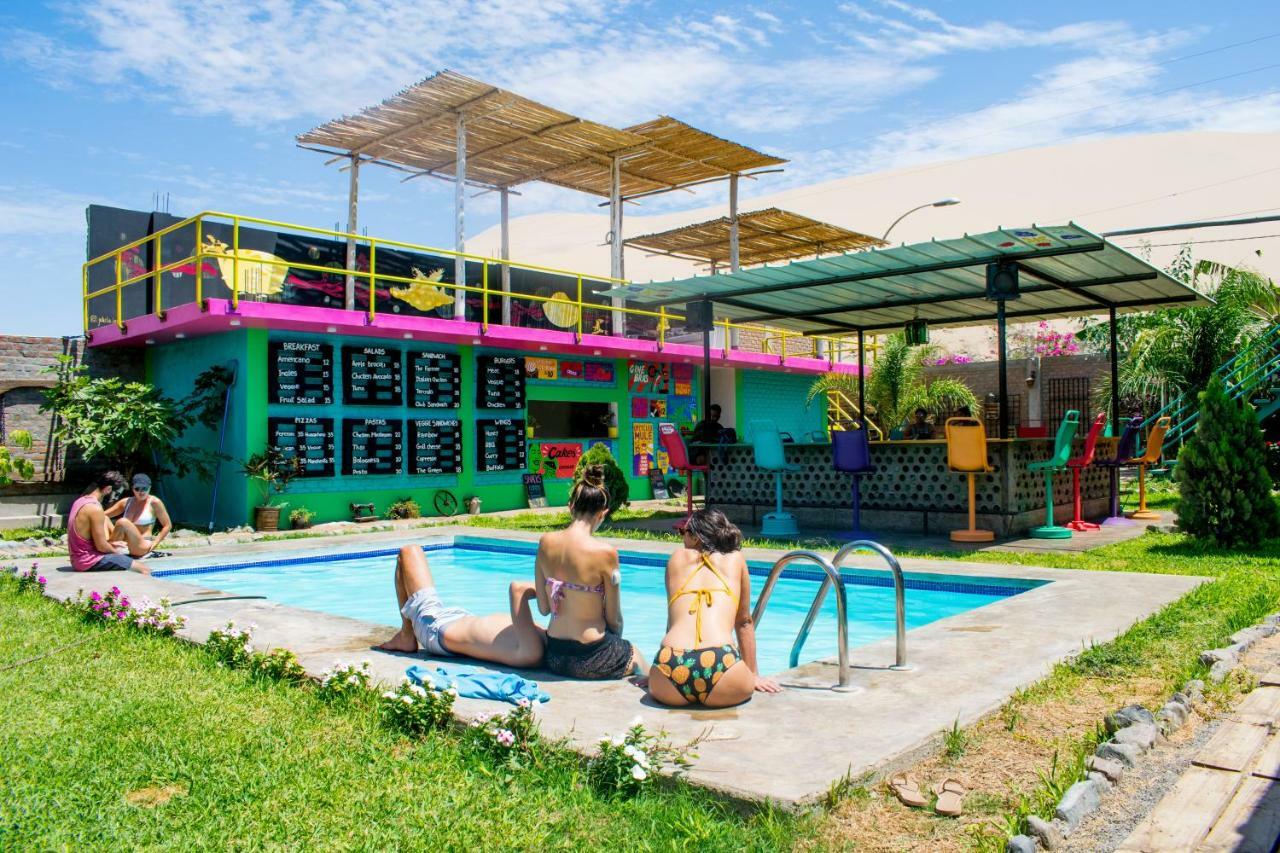 The Upcycled Hostel Huacachina Ика Экстерьер фото